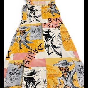 French Kiss Playful Moulin Rouge-style Novelty “Daniel Vasconcel" Dress